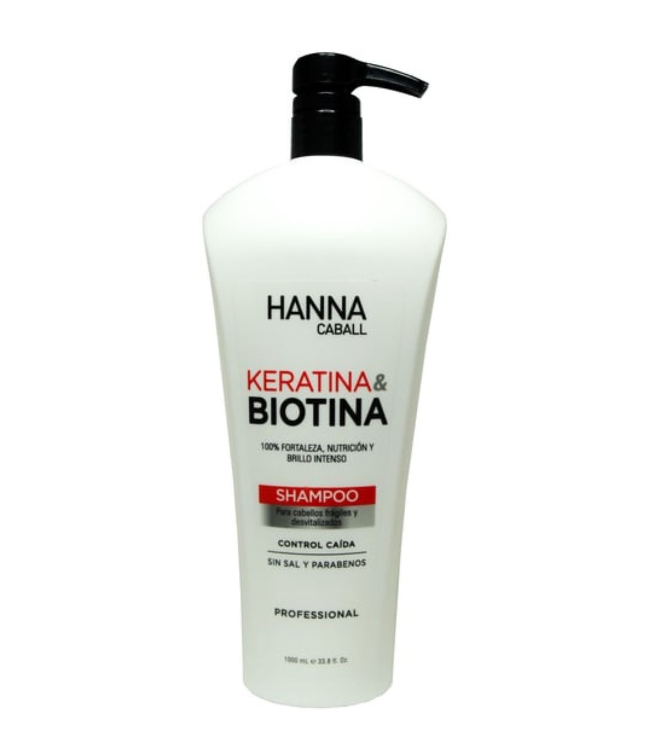 Shampoo y Acondicionador Keratina Biotina x 1L Hanna Caball - Imagen 2