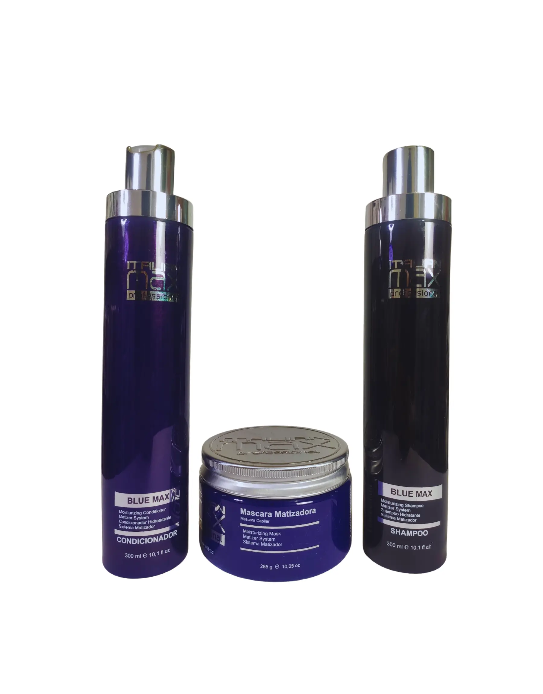 Italian Max Kit Blue Max Shampoo - Condicionador 300ml y Mascarilla 285gr