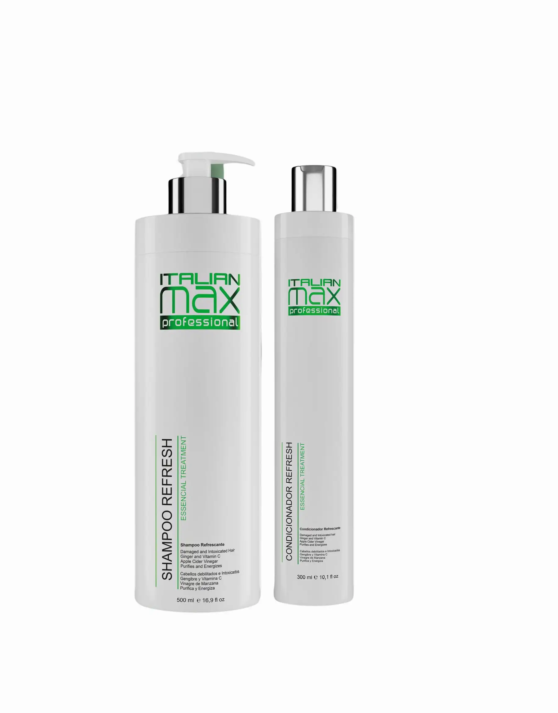 Shampoo 500ml + Acondicionador 300ml Refres Italian Max