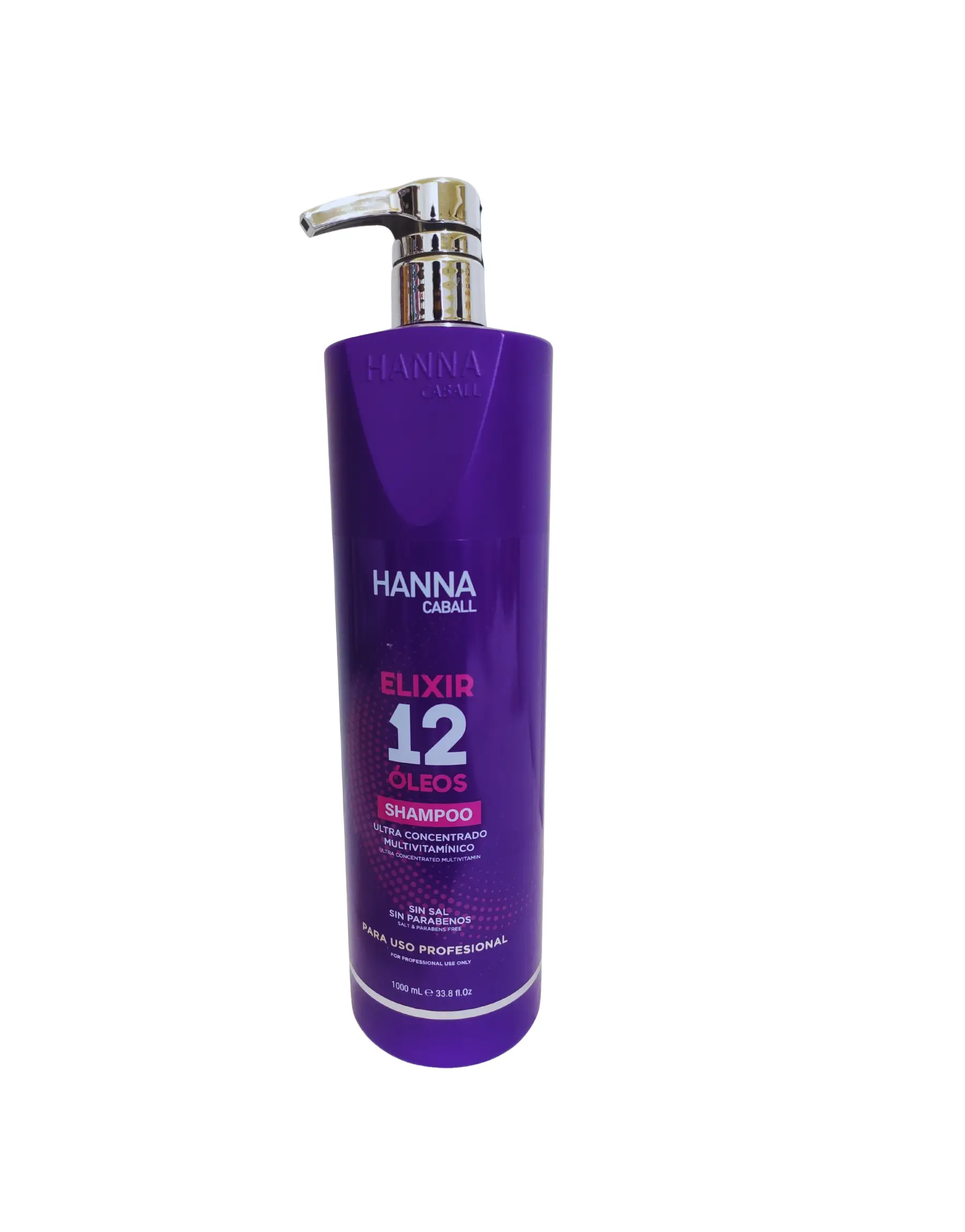 Shampoo Elixir 12 Oleos 1000ml Hanna Caball