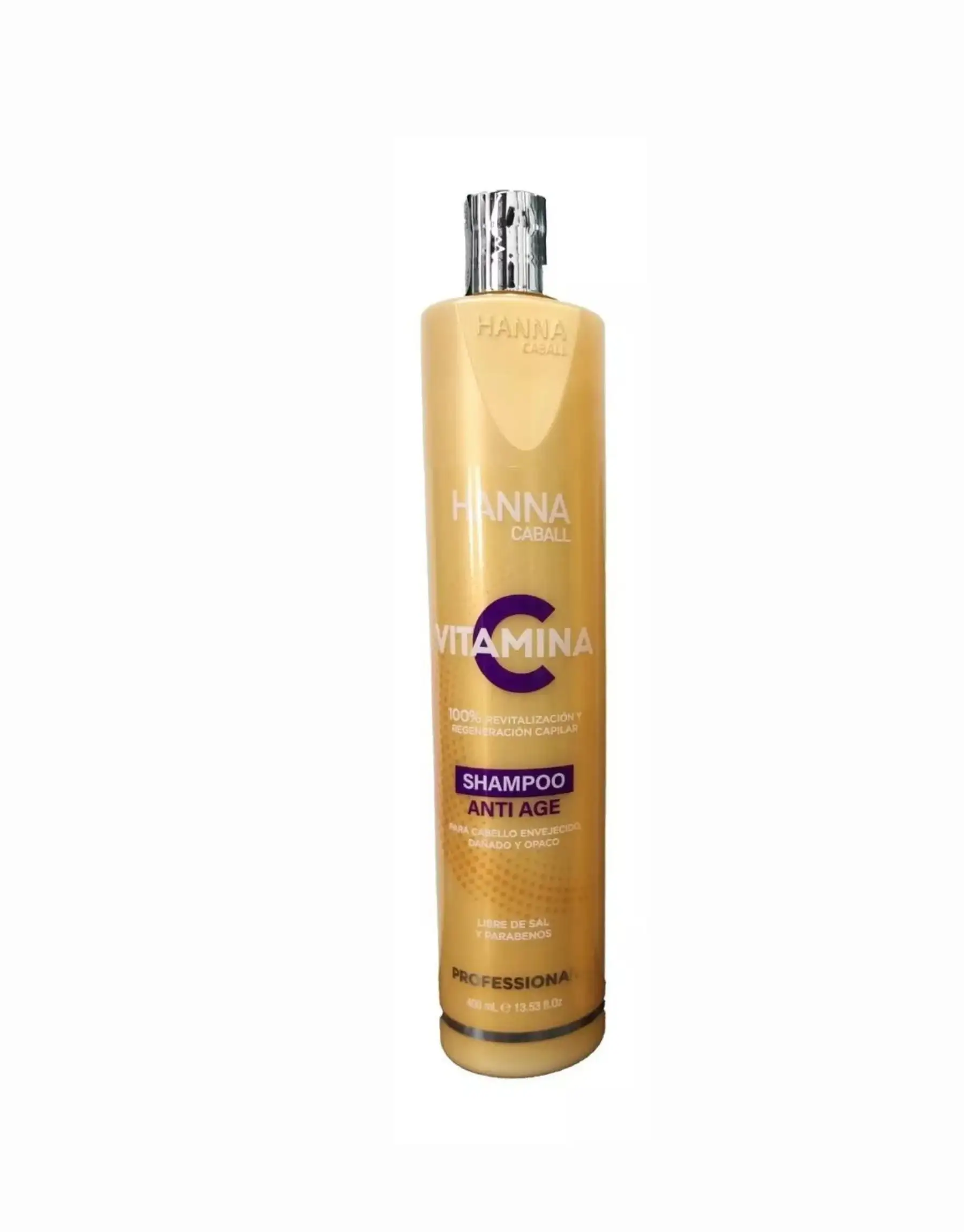 Shampoo Profesional Anti Age Vitamina C 400ml Hanna Caball