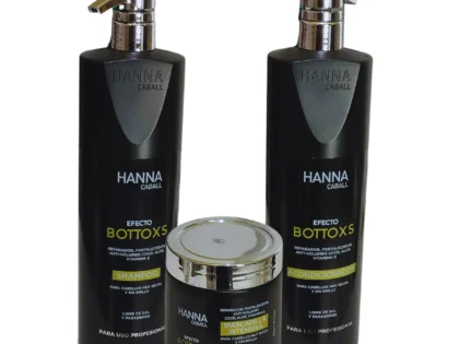 Pack Shampoo y Acondicionador 1L + Mascarilla 400g Efecto Bottoxs hanna Caball